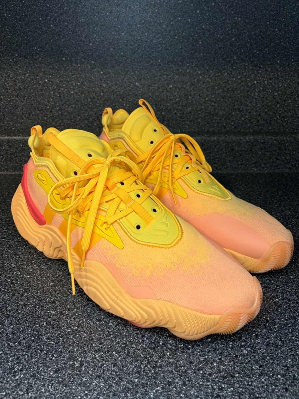 Adidas Trae Young 3 RARE Acid Orange Spark Basketball Men's 14.5